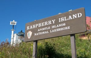 USCG replaces marine lantern at Raspberry Island Lighthouse
