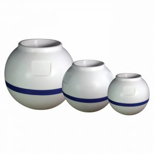 Mooring Buoys with Blue Reflective Tape