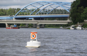 Property and River Users Protected with the Help of Fast Water Aids to Navigation